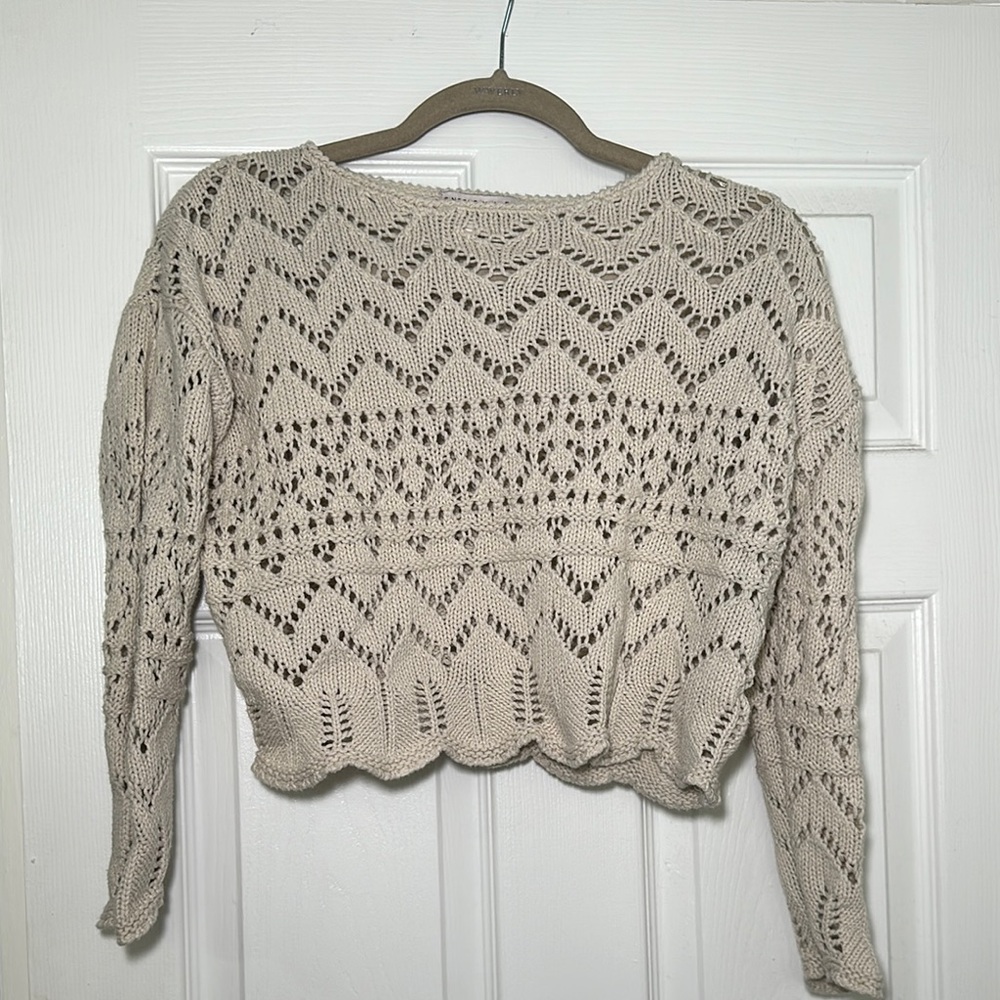 Sincerely Jules Cream Knit Top
